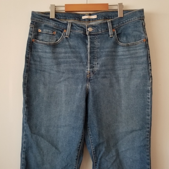 LEVI'S Ribcage Straight Ankle Jean Size 16W - Picture 5 of 15
